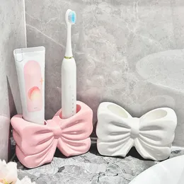 Portaspazzolino da parete per bagno con coperchio 5 slot