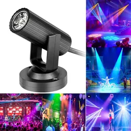 9w RGB 3in1 Led Pinspot Faretti Occhio Di Bue Per Palla Specchio Discoteca, Sagoatore Led - Foto 7
