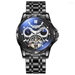 Premium Stainless Steel Skeleton Watch for Men - Automatic