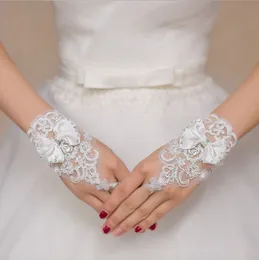 Nbeads Spitze Fingerlose Handschuhe 49cm - Elegante Armstulpen Für Hochzeit & Ball