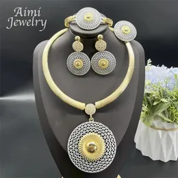 Traditional Wedding Pendant Necklace 18k Yellow Gold Filled Lovely