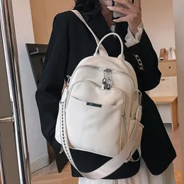 Leather Backpack Handbag with Hasp Closure Small 10.2 in 26  display picture 2
