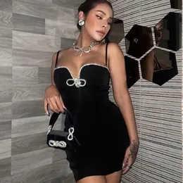 Mini abito estivo con scollo a V, da donna, abito corto a vita alta e maniche corte, con volant, per cocktail e viaggi, con due strati di orlo bianco S