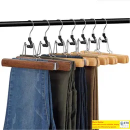 2 Grucce Metalliche Con Clip Per Pantaloni E Gonne - 6 Livelli, Gancio Girevole 360°, Antiscivolo, Salvaspazio, Argento - 2