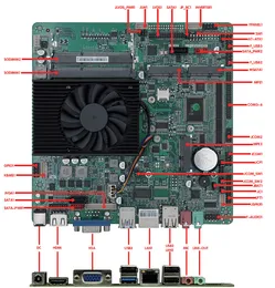 Scheda Madre H61-S LGA1155 Per PC Desktop, Con Supporto M.2 E Processori Intel I3, I5, I7