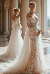 Royal Blue Mermaid Prom Dress Elegant Off-Shoulder Evening Gown