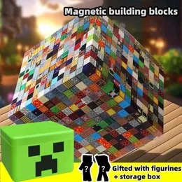 Juguetes de construcción con bloques magnéticos Soyee Mine Magnet World