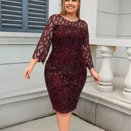 Plus Size V Neck Wrap Dress: Elegant Short Sleeve Maxi For Party