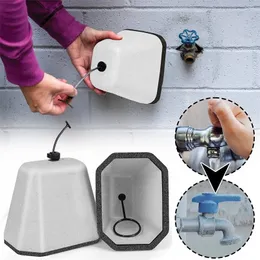 Rubinetto Antigelo Copertura Per Rubinetto Esterno Antigelo | In Tessuto Oxford Impermeabile, 21x15 Cm, Con Striscia Riflettente | Protezione Invernale Riutilizzabile Per Giardino Copertura Rubinetto Antigelo