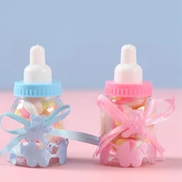 12 Mini Milchflaschen Geschenkboxen – Süß Verziert, Für Baby Shower & Kinderparty