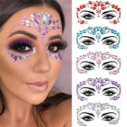 Gesichts-Edelsteine 9 Blatt | Strasssteine Für Make-up & Festival