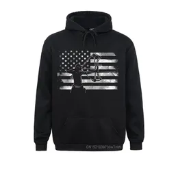 Archery Hoodie For Women American Flag Design, Bow Hunting