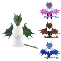 DYNWAVE Kids Dragon Costume Set – Wings, Tail, Mask Kit For Cosplay, Halloween, Ages 6-14