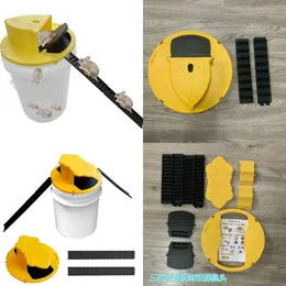 4-Pack Bucket Lid Mouse Traps - Catch Rats & Mice With A Bucket - Fast US Shipping