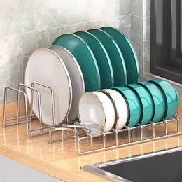 L In Acciaio Inox Pan Pot Coperchio Organizer Rego... – Grandado