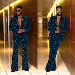 メンズスリムフィットオリーブグリーンタキシードスーツ 3ピース