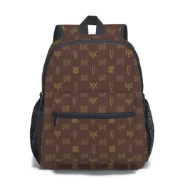 louis vuitton backpack brown with gold plate LOUIS VUITTON Discovery Backpack PM Monogram Macassar Canvas