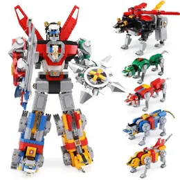 Voltron Defender Of The Universe Building Blocks Robot Model Kit