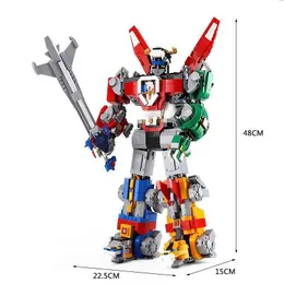 Voltron Defender Of The Universe Building Blocks Robot Model Kit