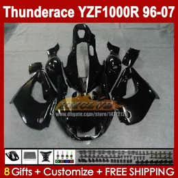 0（^7^）0 White, Green, and Blue Body Kit for Kawasaki Ninja ZX-7R 1996-2003
