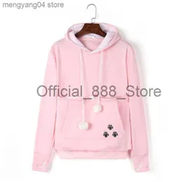 Mens Long Sleeved Hoodie With Seaside Print Thermal Fleece