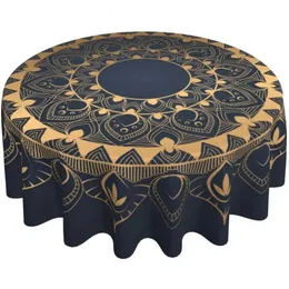 Arazzo Rotondo Da Spiaggia, Con Mandala, Boho, Hippie, Indiano, In - Foto 9