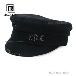 Ruslan Baginskiy Wool Beret Hat Womens Designer Baker Boy Cap