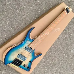 In Stock Amber Sunburst Ash Top Electric Guitar, Maple Neck