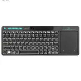 Rii K06 Mini Teclado Bluetooth Retroiluminado 24GHz Sem Fio