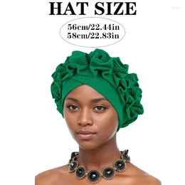 2024Extra Large Satin Bonnet Cap for Women, Floral Print Night