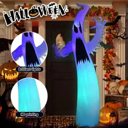 Decorazioni gonfiabili per Halloween da 1,8 m, decorazione integrata a LED illuminata per casa, cortile, esterno, giardino, prato, decorazione