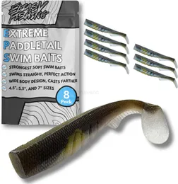 OEM 6g/12g PVC Jig Head T Tail Pesca Esca In Silicone Morbido - Foto 8