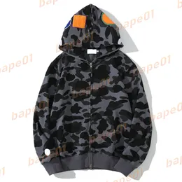 Mens Designer Hoodies Jacket Full Zip Up Jackets Men Women Sweetwear Camouflage Pattern Hoodie Sweatshirts For Male Colors Womens Clothing