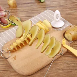 Spiraalsnijder, roestvrij staal, aardappelsnijder, spiraal