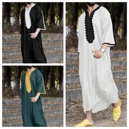 Stile Di Abbigliamento Etnico Abaya Islam Abo Da Uomo Abi Musulmani Djellaba Homme Camicie Con Stampa A Righe Abo Arabo Abbigliamento Da UomoEtnico Da 15,29 € | DHgate