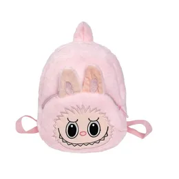 POP MART Labubu Plush Toy Backpack Cute Cartoon Shoulder Bag For