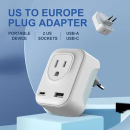 Adattatore Universale Australia – 2 USB-C + 1 USB-A, Ricarica Rapida 30W Per Viaggi In Australia, Cina, Argentina