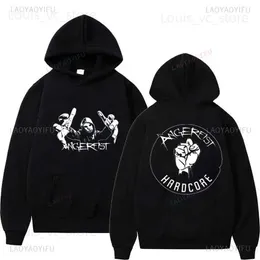 Angerfist Mens Hoodie: Hardcore Techno Gabber Sweatshirt Dutch