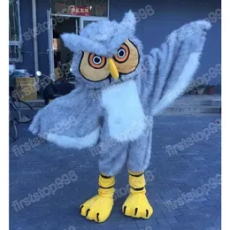 Costume Mascotte Gufo Blu, Taglia Adulto, Per Halloween, Feste E Carnevale