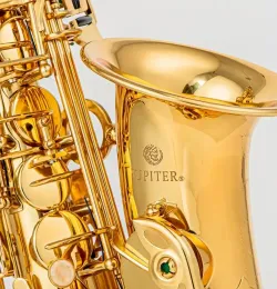 JUPITER JAS 669-667 Alto Eb Tune Saxophone Gold Lacquer Brass Body