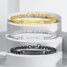 Custom Name Zircon Hip Hop Cuban Chain ladies gold bracelets