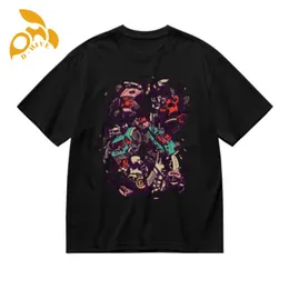 T-shirt da uomo con illusione ottica grafica 3D stampata a