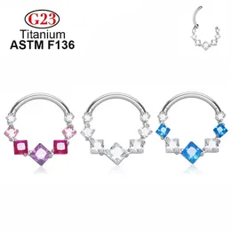 Set Orecchini A Cerchio In Argento 925 Con Zirconia Cubica - Misure 6/8/10/12 Mm - Unisex, Ipoallergenici, Piccoli Per Cartilagine