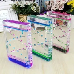 Set Da 3 Timer A Olio Galleggianti Rotanti - Clessidra Liquida Colorata Per Relax E Decorazione Scrivania