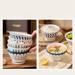 Set Di 4 Ciotole Giapponesi Per Ramen In Porcellana – 18 Cm, Per Zuppa E Insalata, Microonde E Lavastoviglie