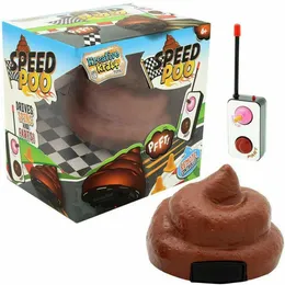 Macchinina Telecomando A Forma Di Cacca - Giocattolo Scherzo, Rotazione 360°, Per Bambini E Adulti