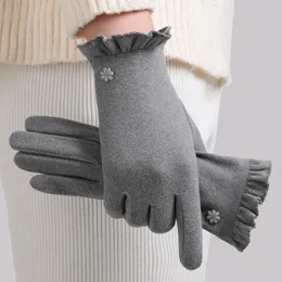 BSITSSS 2 Pezzi Guanti Donna Invernali, Guanti Termici Impermeabili Touch Screen, Antivento Guantis per Sci Corsa Ciclismo Escursionismo Sport Sulla