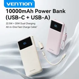 Powerbank Con Cavo Integrato 22.5W – 10000 MAh – Ricarica Rapida PD E QC – Display LED – Carica 6 Dispositivi – Per IPhone Huawei Xiaomi