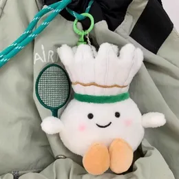 Cute Bag Charm Plush Tennis Keychain With Smiling Face - Cute Kawaii Tennis Ball Bag Charm For Sports Fans Tennis Ball Smiling Keychain