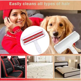 Vesti lavabili Rullo appiccicoso per capelli Riutilizzabile portatile Pulo domestico Rimozione peli di animali domestici Rullo appiccicoso Tappeto Letto Divano Collettore di polveri  15